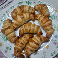 El cooksnap de isabel cuando hizo Croissant rellenos de chocolate.