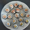 El cooksnap de Mila Galindo cuando hizo Sushi maki.
