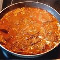 El cooksnap de Mónica Gómez cuando hizo Fricandó de ternera con rosa de patata gratinada.