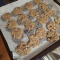 Kuti Mária Cooksnap-ja, amikor elkészítette a(z) Áfonyás-fahéjas zabkeksz tojás nélkül receptet.
