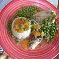 El cooksnap de Claudio Toledo cuando hizo Pollo arvejado.
