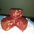 mamake palham 's cooksnap of when they made Red velvet swirl cake.