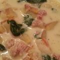 pam.healy65's cooksnap of when they made Olive Garden Zuppa Toscana soup remix..