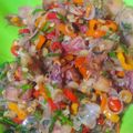 Cooksnap dari DyRa untuk resep Cumi Asin Sambal Matah