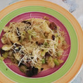 El cooksnap de Bruno Pj cuando hizo Ñoquis con calabacín y tomate seco.
