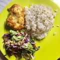 Farkas Annamária Cooksnap-ja, amikor elkészítette a(z) Sajtos fokhagymás bundában sült csirkemell receptet.