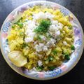 Hema Wane's cooksnap of when they made कांदे पोहे (kande pohe recipe in marathi).