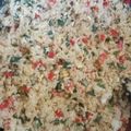 El cooksnap de Ricardo A. Nieves Barreto cuando hizo Arroz de Coliflor/Método Grez/Cetogénica.