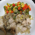 El cooksnap de Hector Zuñiga cuando hizo Pechuga de pollo con champiñones.