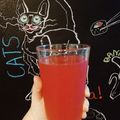El cooksnap de Nath Notario cuando hizo Limonada de Jamaica.