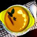 Bina Mithani's cooksnap of when they made પમ્પકીન કેરટ સૂપ (Pumpkin Carrot soup recipe in Gujarati).