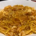 El cooksnap de Alvaro Fernadez cuando hizo Fideuá de gambas en Lékué al microondas.