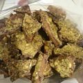 tanlladwyr2003's cooksnap of when they made Pistachio Toffee.