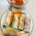 Bích Hòa's cooksnap of when they made Nem cuốn(Gỏi cuốn).