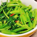 姚佩妘 的 辣炒空心菜 cooksnap