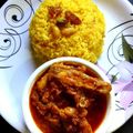 Nandini Mukherjee Ghosh's cooksnap of when they made মিষ্টি বাসন্তী পোলাও(mishti basonti pulao recipe in Bengali).