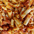 El cooksnap de Angie Perálvarez Fernández cuando hizo Pasta con chorizo para niños (light).