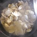 El cooksnap de Myriam cuando hizo Almejas en salsa verde.