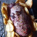 El cooksnap de María Fernanda Bacchia cuando hizo Peceto relleno con papas al horno.