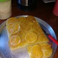 El cooksnap de Mirna Andino cuando hizo Torta invertida de naranja.