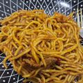 Cooksnap Intan Sofia semasa beliau membuat Mee goreng daging.