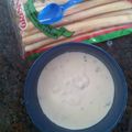 El cooksnap de Iris Peña cuando hizo Dips queso crema con tocineta.