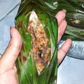 Cooksnap dari anggi untuk resep Nasi Bakar Teri Tongkol Kemangi Pete