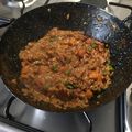 El cooksnap de Maripili cuando hizo Arroz campesino con espárragos silvestres.