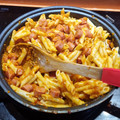 El cooksnap de Almudena Collado cuando hizo Macarrones con sofrito y salchicha.