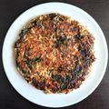 El cooksnap de Daiana Guibaudo cuando hizo Tortilla de hojas de remolacha.