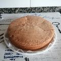 El cooksnap de Rocío Neira cuando hizo Bizcocho de Almendras sin levadura.