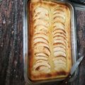 El cooksnap de edu cuando hizo Tarta de manzana.