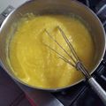 El cooksnap de alejandra cuando hizo Anchi (postre salteño) a base de sémola de maíz amarilla.