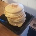 Kraska Levente Cooksnap-ja, amikor elkészítette a(z) Egyszerű banános amerikai palacsinta, tej nélkül receptet.