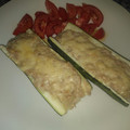 El cooksnap de Jessica Piera Hernandez cuando hizo Calabacines rellenos de queso fresco batido y atún en escabeche.