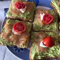 il Maria Rosa Stancampiano quando ha preparato Sandwich con avocado e salmone con pane di segale