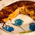 El cooksnap de Mario Trejo Aravena cuando hizo Tortilla de papa con chorizo español.