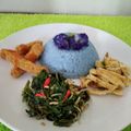 Cooksnap dari Zhe Manas untuk resep Nasi Bunga Telang Biru