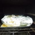 El cooksnap de Rut elena Vaca cuando hizo Pernil en papel aluminio.