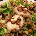 El cooksnap de JL Villena cuando hizo Ensalada queso de cabra.