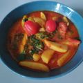 Anoli Vinchhi's cooksnap of when they made Aloo Tomato sabzi.