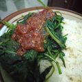 Cooksnap dari Risa Laily untuk resep Brambang Asem/ Plencing Kangkung