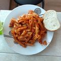 El cooksnap de AnaLi cuando hizo Macarrones con crema de chistorra.