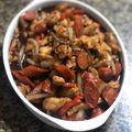 Cooksnap dari daisy untuk resep Ayam fillet dan Sosis Saus lada hitam