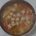 Cooksnap của Cau Hai khi họ làm theo món Canh nấm kim châm nấu thịt viên