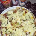 Bhumi Parikh's cooksnap of when they made ચીઝ બુર્સ્ટ પીઝા (Cheese Burst Pizza Recipe In Gujarati).
