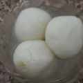 Asha Sharma's cooksnap of when they made Chena rasgulla.
