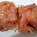 El cooksnap de MaryGlory cuando hizo Tartar de aguacate y salmón ahumado.