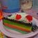 Cooksnap dari kanza untuk resep Rainbow cake kukus with fruit