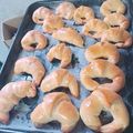 El cooksnap de Andrea Campos cuando hizo Medialunas caseras muy rápidas.